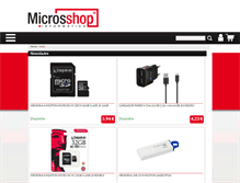 Tablet Screenshot of microsshop.com